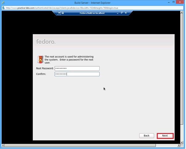 Practice Labs screenshot.